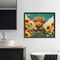 Stupell Industries Cute Happy Highland Cow Floating Frame, design by Momart